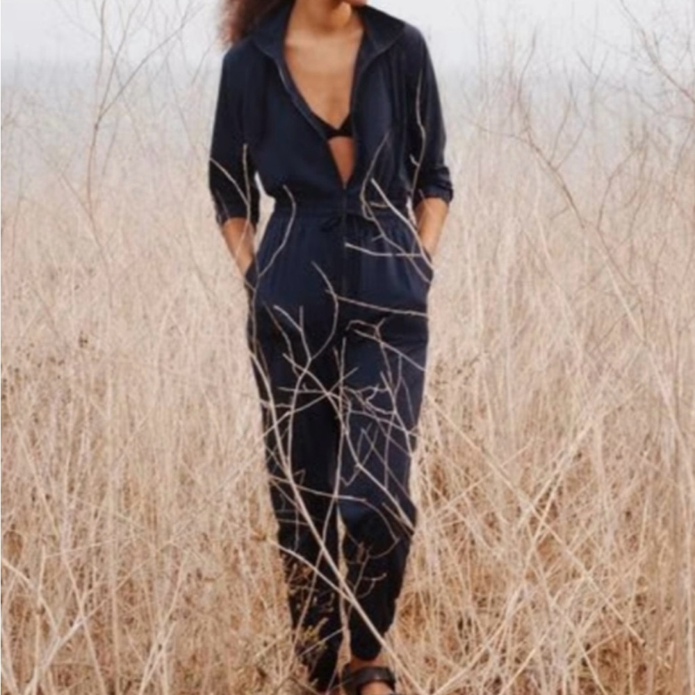Goop x Puma Women's Windbreaker Jumpsuit in Dark Sapphire - Picture 6 of 12